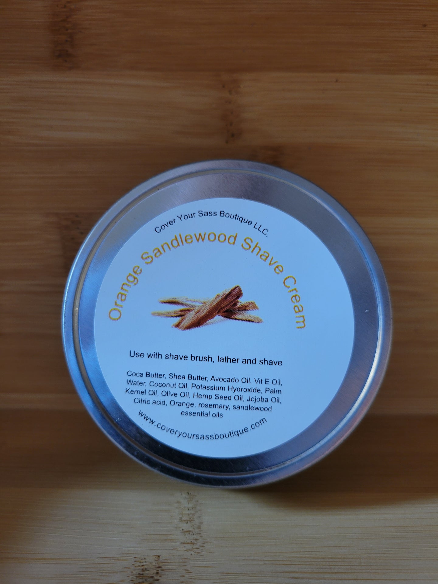 Orange Sandlewood Shave Cream