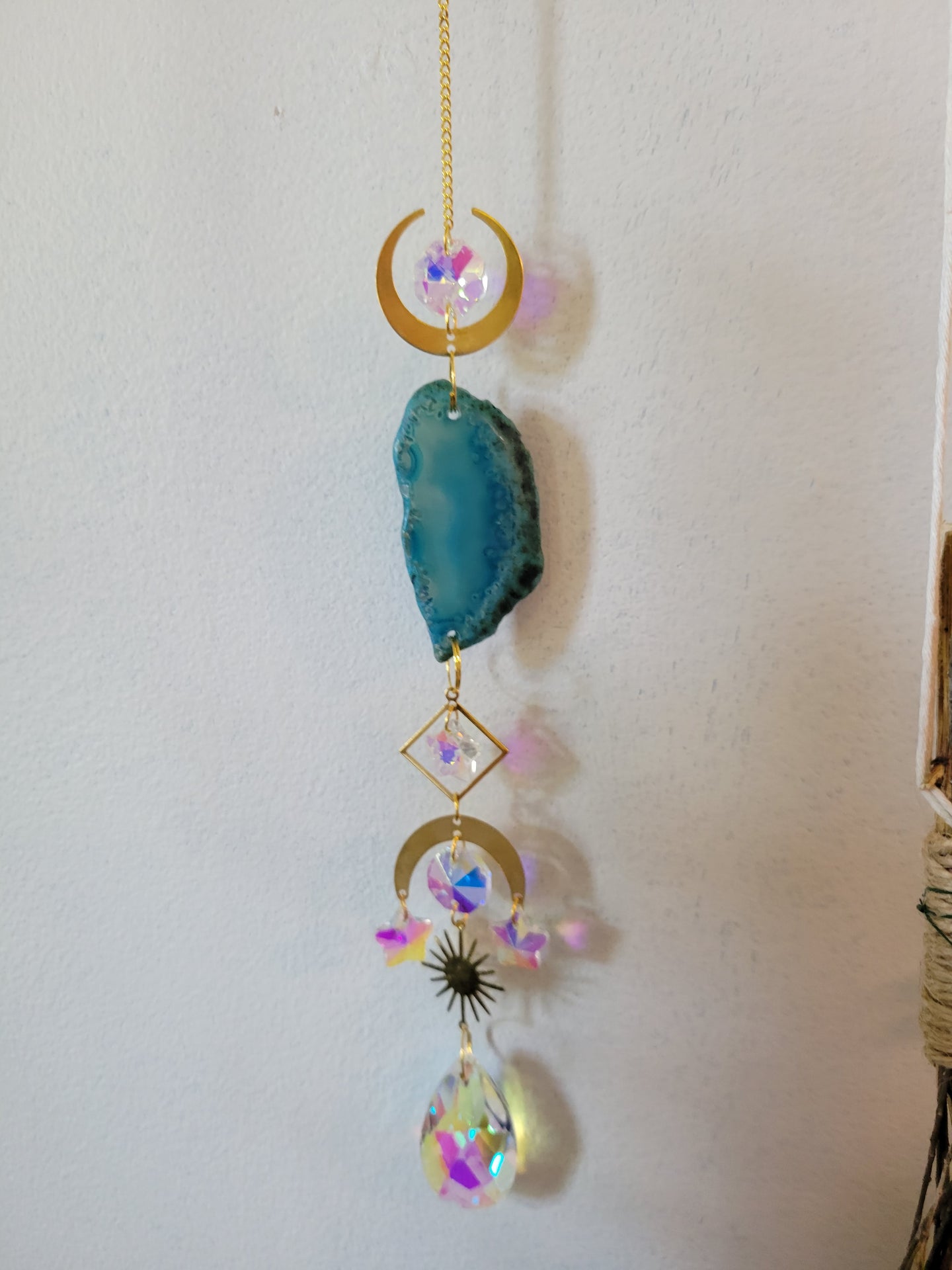 Moon and Star Suncatcher