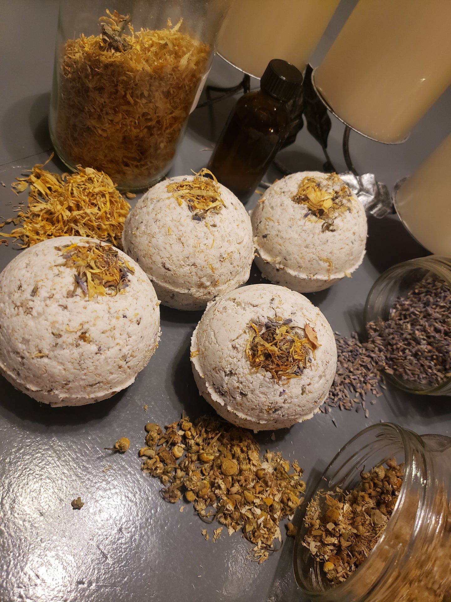 Peaceful Herbal Bath Bomb