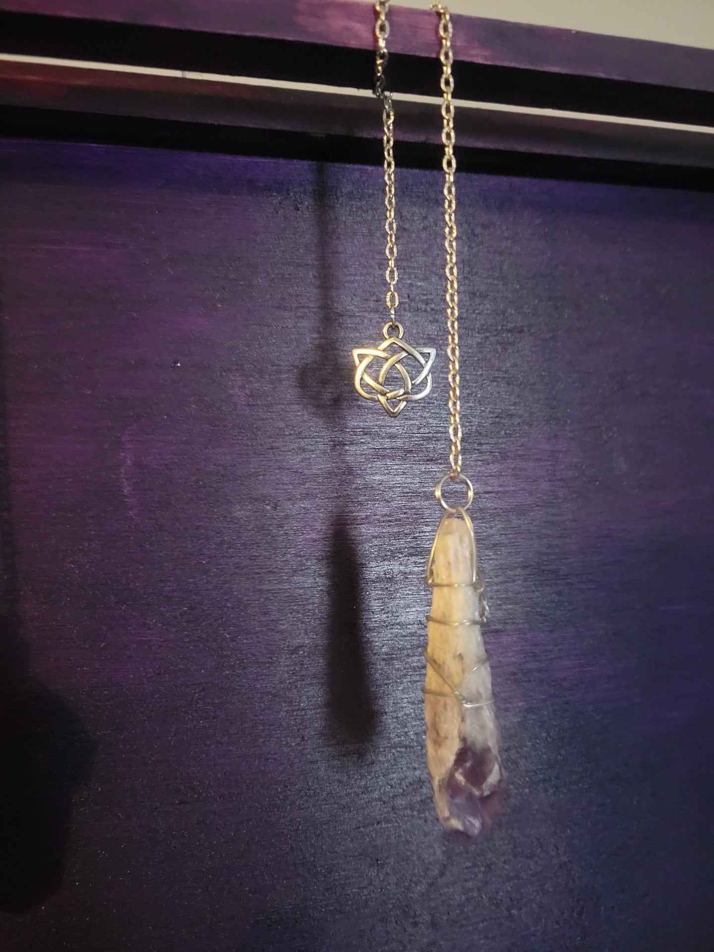 Purple Amethyst Pendulum