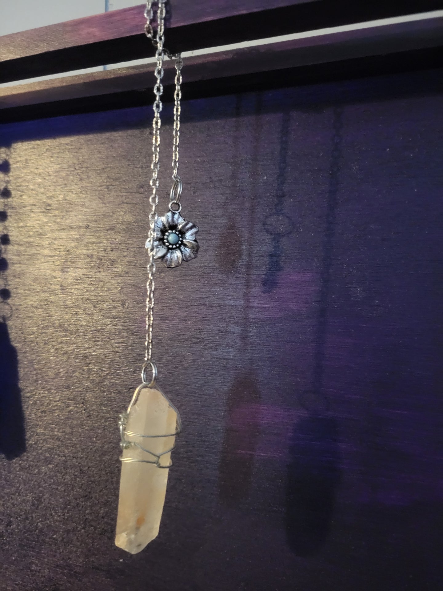 Clear Quartz Pendulum