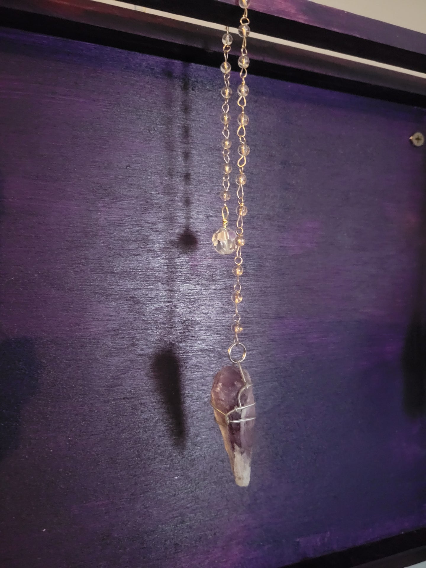 Purple Amethyst Pendulum