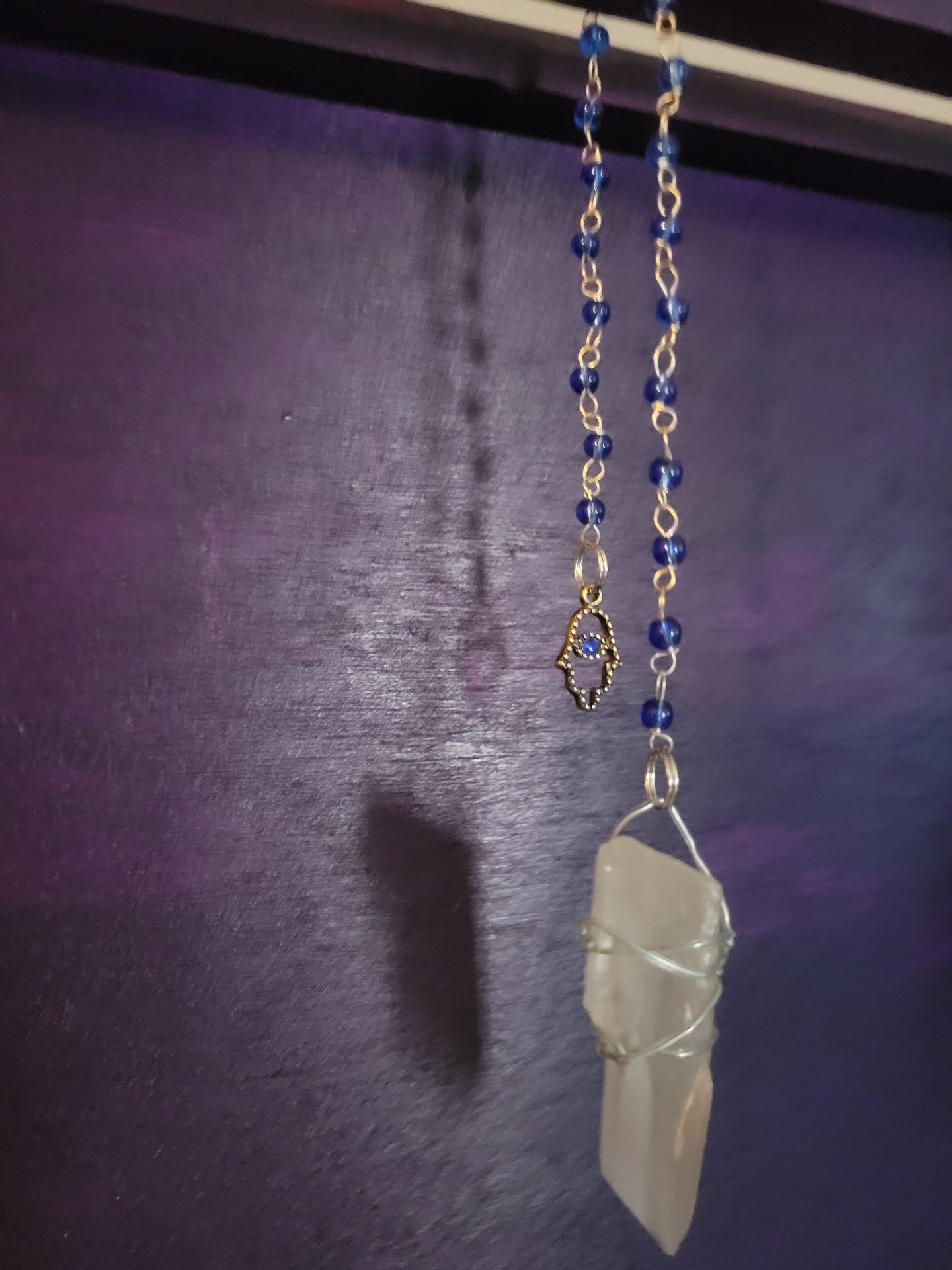 Clear Quartz Pendulum